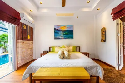 Recommend a warm Thai style private swimming pool villa with convenient traffic and living, walking 700 meters to the the beach – 写真 2
